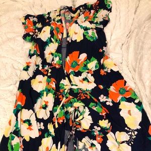 Gap Flower Wrap Dress